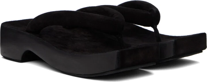 Lauren Manoogian Black Zori Sandals - Image 4
