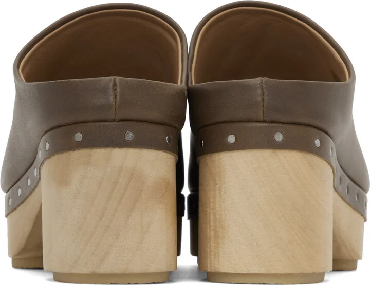 Lauren Manoogian Brown Studio Clogs - Image 2