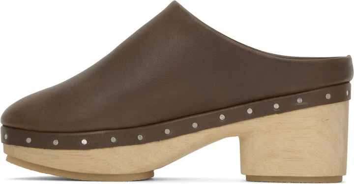 Lauren Manoogian Brown Studio Clogs - Image 3