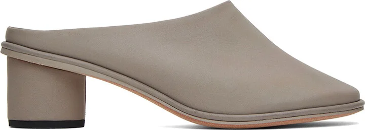Lauren Manoogian Gray Column Mules