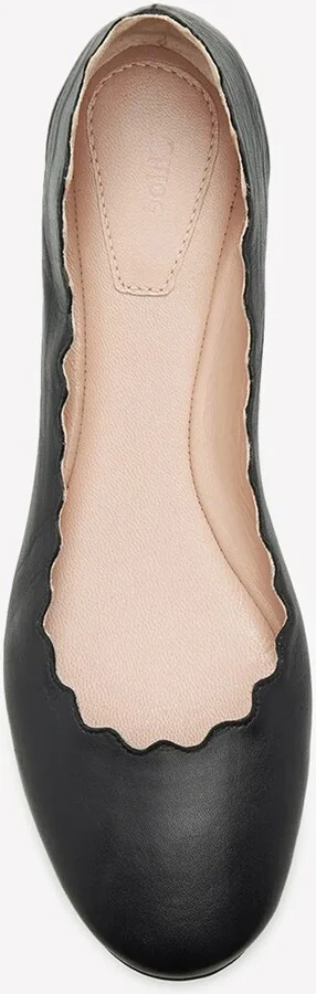 Lauren Nappa Leather Ballet Flats - Image 2