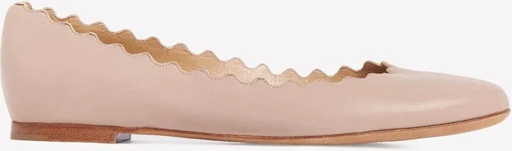 Lauren Nappa Leather Ballet Flats