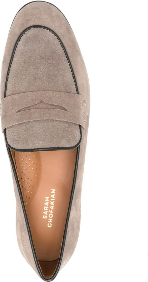 Lauren penny-slot leather loafers - Image 4