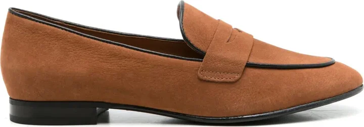 Lauren penny-slot leather loafers