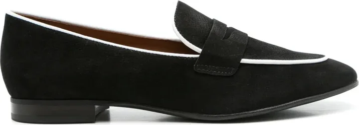 Lauren penny-slot leather loafers