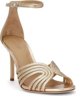 Lauren Ralph Lauren Allie Metallic Multistrap Sandal Woman Sandals - Image 2