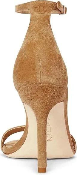 Lauren Ralph Lauren Allie Sandals Women's Sandals Camel : 10 B - Medium, Leather/Suede - Image 3