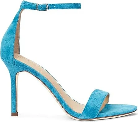 Lauren Ralph Lauren Allie Sandals Women's Sandals Turquoise Sky : 9 B - Medium, Leather/Suede - Image 4