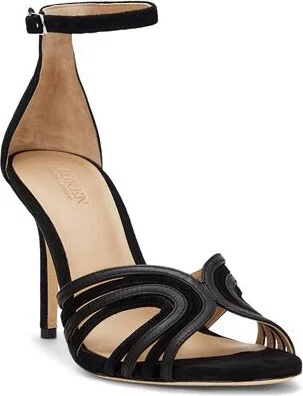 Lauren Ralph Lauren Allie Suede & Leather Multistrap Sandal Woman Sandals - Image 2