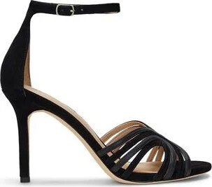 Lauren Ralph Lauren Allie Suede & Leather Multistrap Sandal Woman Sandals