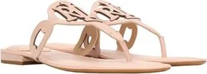 Lauren Ralph Lauren Audrie Burnished Leather Sandal Woman Thong sandal - Image 5