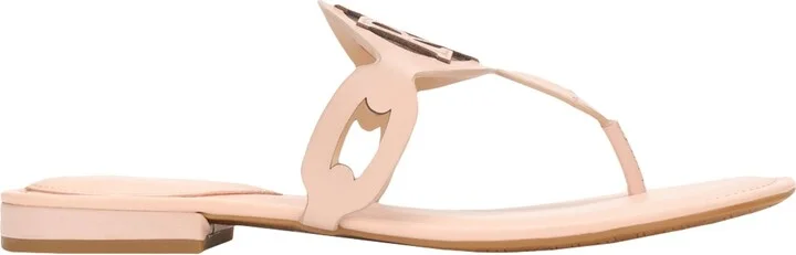Lauren Ralph Lauren Audrie Burnished Leather Sandal Woman Thong sandal - Image 6