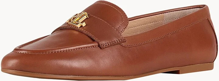 Lauren Ralph Lauren Averi Iii Burnished Leather Loafer Woman Loafers - Image 4