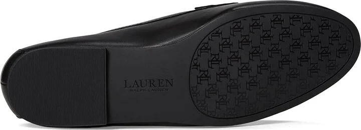 Lauren Ralph Lauren Averi III Burnished Leather Loafer Women's Shoes Black : 6.5 B - Medium - Image 3
