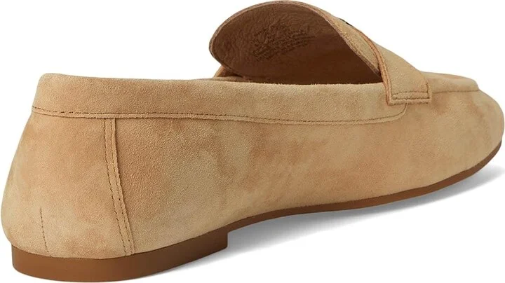 Lauren Ralph Lauren Averi III Suede Loafer Women's Shoes Buff : 5.5 B - Medium, Jute/Leather/Rubber - Image 4