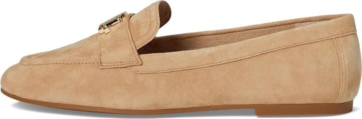 Lauren Ralph Lauren Averi III Suede Loafer Women's Shoes Buff : 5.5 B - Medium, Jute/Leather/Rubber - Image 6