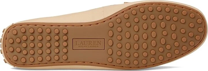 Lauren Ralph Lauren Barnsbury Pebbled Leather Driver Women's Shoes Sand Dune : 7 B - Medium - Image 3