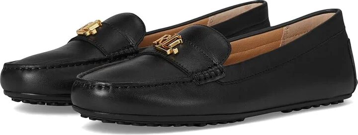 Lauren Ralph Lauren Barnsbury Women's Shoes Black : 6 B - Medium, Leather/Rubber