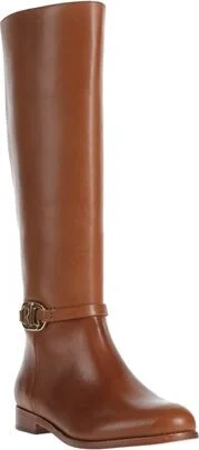 Lauren Ralph Lauren Bridgette Burnished Leather Tall Boot Woman Boot - Image 5