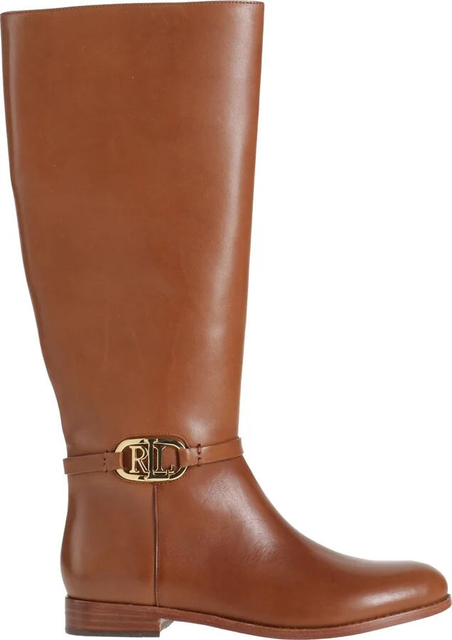 Lauren Ralph Lauren Bridgette Burnished Leather Tall Boot Woman Boot - Image 6