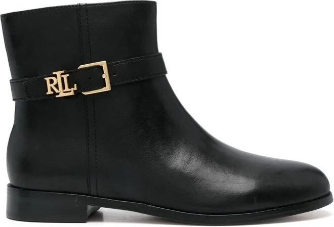 Lauren Ralph Lauren Brooke Buckled Ankle Boots