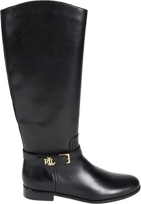 Lauren Ralph Lauren Brooke Burnished Leather Riding Boot Woman Boot
