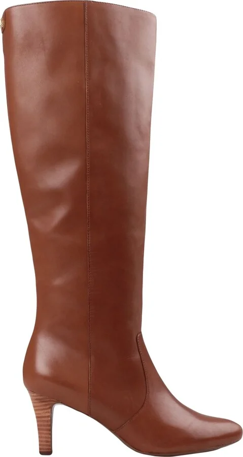 Lauren Ralph Lauren Caelynn Burnished Leather Boot Woman Boot - Image 6