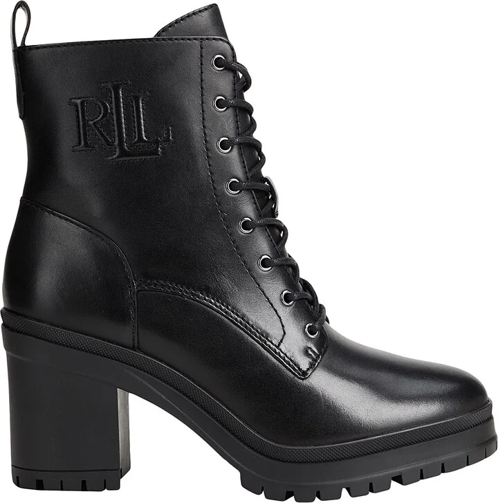 Lauren Ralph Lauren Cameron Burnished Leather Bootie Woman Ankle boots - Image 3