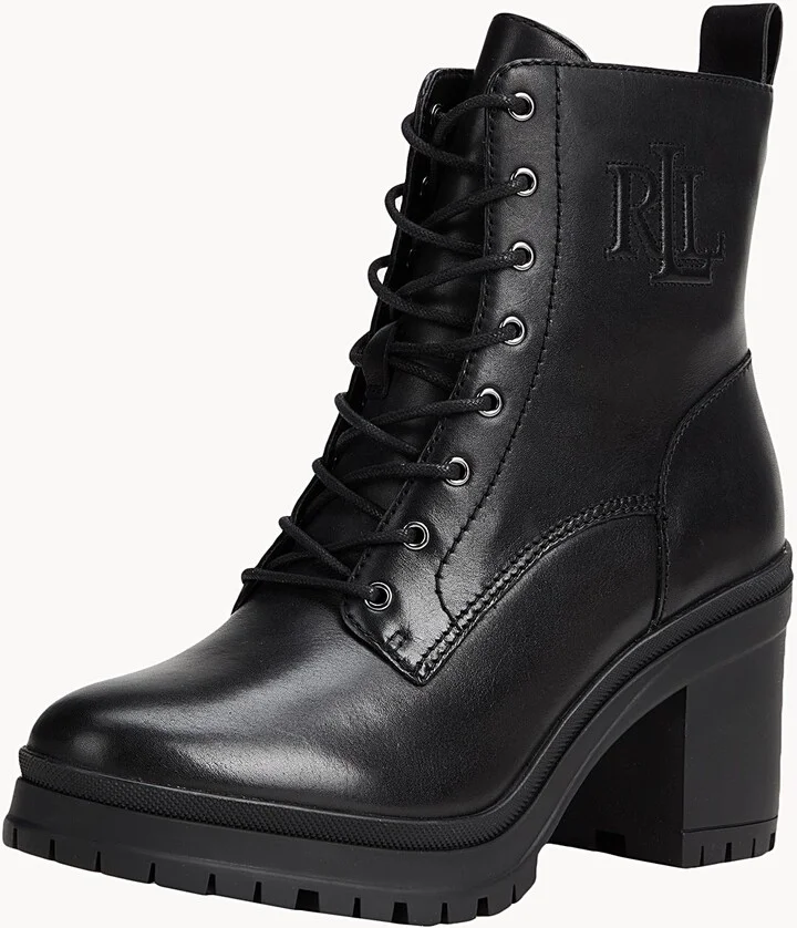 Lauren Ralph Lauren Cameron Burnished Leather Bootie Woman Ankle boots - Image 4