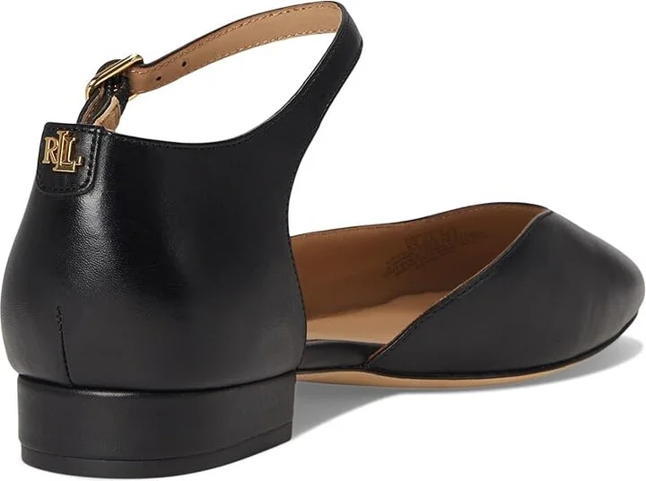 Lauren Ralph Lauren Emellie Calfskin Mary Jane High Women's Heels Black : 6.5 B - Medium, Leather - Image 4