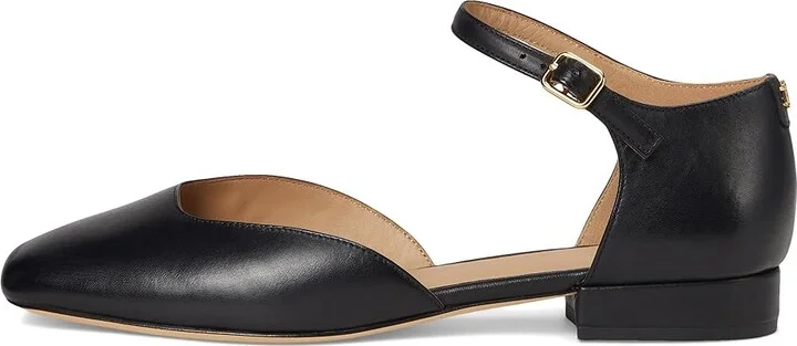 Lauren Ralph Lauren Emellie Calfskin Mary Jane High Women's Heels Black : 6.5 B - Medium, Leather - Image 6
