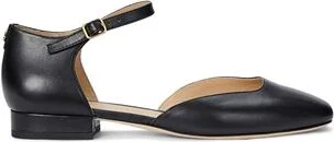 Lauren Ralph Lauren Emellie Calfskin Mary Jane Woman Ballet flats