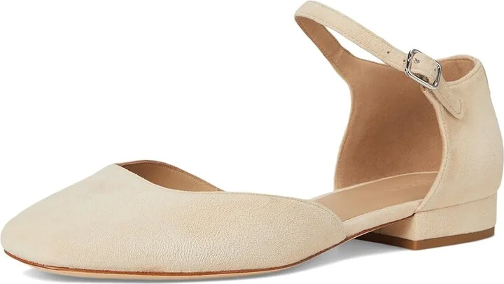 Lauren Ralph Lauren Emellie Suede Mary Jane High Women's Heels Sand Dune : 8.5 B - Medium, Leather - Image 5