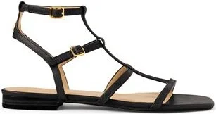 Lauren Ralph Lauren Everley Calfskin Gladiator Sandal Woman Sandals