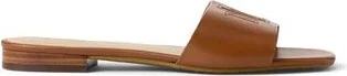 Lauren Ralph Lauren Everley Calfskin Slide Sandal Woman Sandals