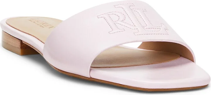 Lauren Ralph Lauren Everley Nappa Leather Slide Sandal Woman Sandals - Image 4