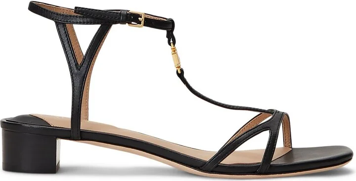Lauren Ralph Lauren Fallon Nappa Leather Sandal Woman Sandals - Image 3