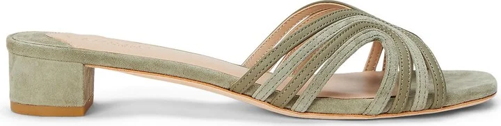 Lauren Ralph Lauren Fay Suede & Leather Multistrap Sandal Woman Sandals - Image 3