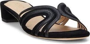 Lauren Ralph Lauren Fay Suede & Leather Multistrap Sandal Woman Sandals - Image 5