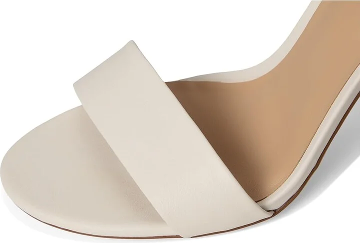 Lauren Ralph Lauren Gwen Sandals Women's Wedge Shoes Soft White : 7 B - Medium, Leather - Image 7