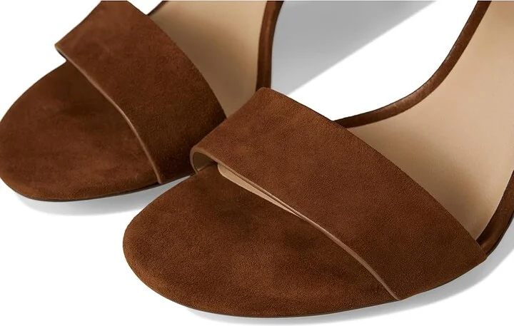 Lauren Ralph Lauren Gwen Suede Sandals Women's Sandals Tobacco : 9.5 B - Medium, Leather - Image 7