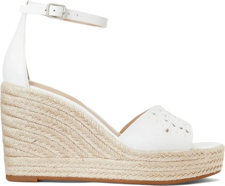 Lauren Ralph Lauren Haana Eyelet Nappa Leather Espadrille Woman Espadrilles - Image 3