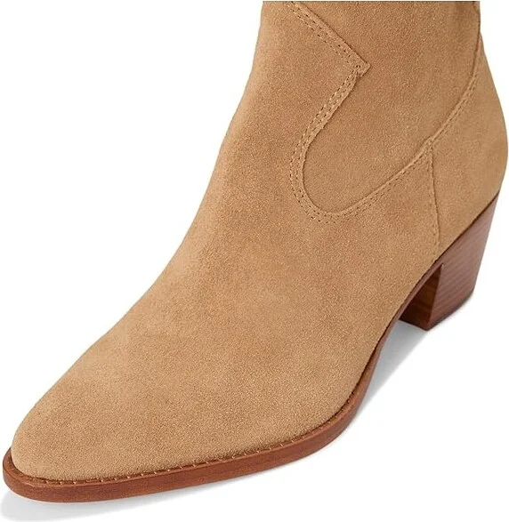 Lauren Ralph Lauren Harpher Suede Women's Boots Camel : 7.5 B - Medium - Image 2
