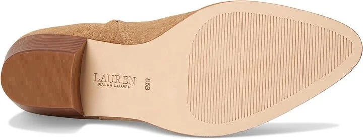 Lauren Ralph Lauren Harpher Suede Women's Boots Camel : 7.5 B - Medium - Image 3