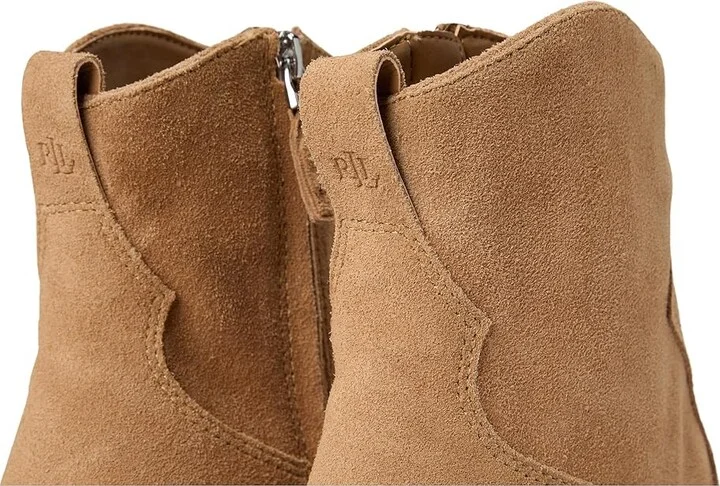 Lauren Ralph Lauren Harpher Suede Women's Boots Camel : 7.5 B - Medium - Image 7