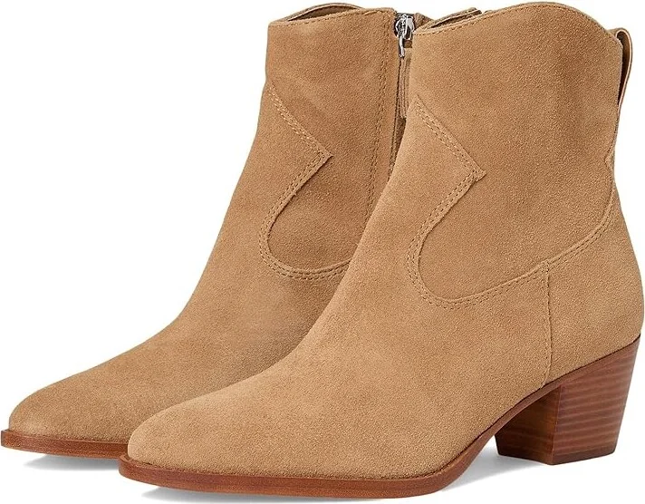 Lauren Ralph Lauren Harpher Suede Women's Boots Camel : 7.5 B - Medium