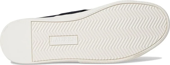 Lauren Ralph Lauren Janson Ii Canvas Sneakers Women's Shoes Lauren Navy : 8 B - Medium - Image 3
