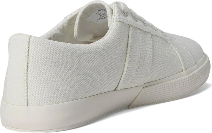 Lauren Ralph Lauren Janson Ii Canvas Sneakers Women's Shoes Optic White : 7 B - Medium - Image 4