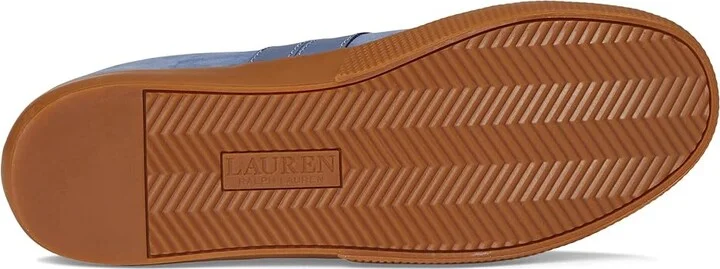 Lauren Ralph Lauren Janson II Suede Nappa Leather Sneakers Women's Shoes Capri Blue : 7.5 B - Medium - Image 3