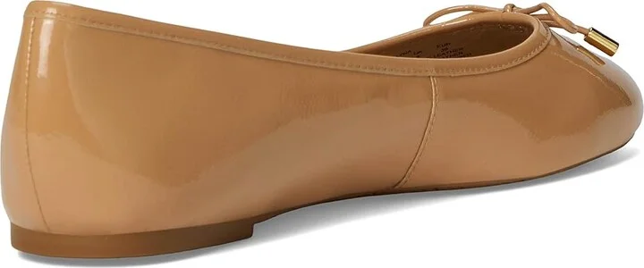 Lauren Ralph Lauren Jayna Crinkle Patent Leather Flats Women's Shoes Buff : 6 B - Medium, Leather/Rubber - Image 4